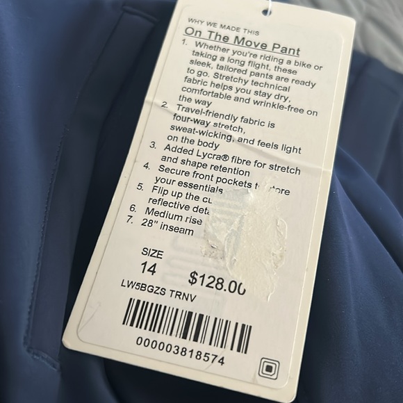 Lululemon On The Move Pant - Picture 2 of 8